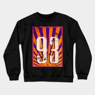 93 Retro Logo Style Crewneck Sweatshirt